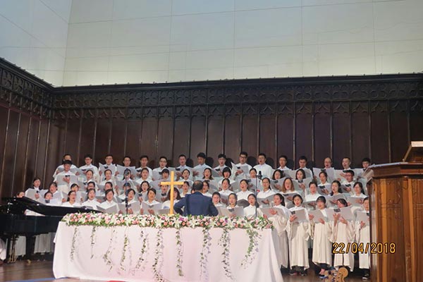 华东神学院师生参访苏州独墅湖教会 华东神学院师生参访苏州独墅湖教会